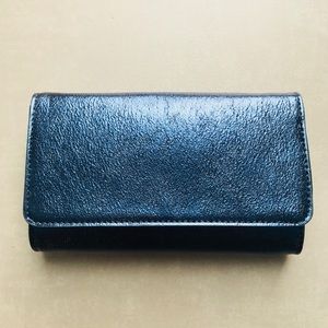 Banana Republic Iridescent Navy Clutch